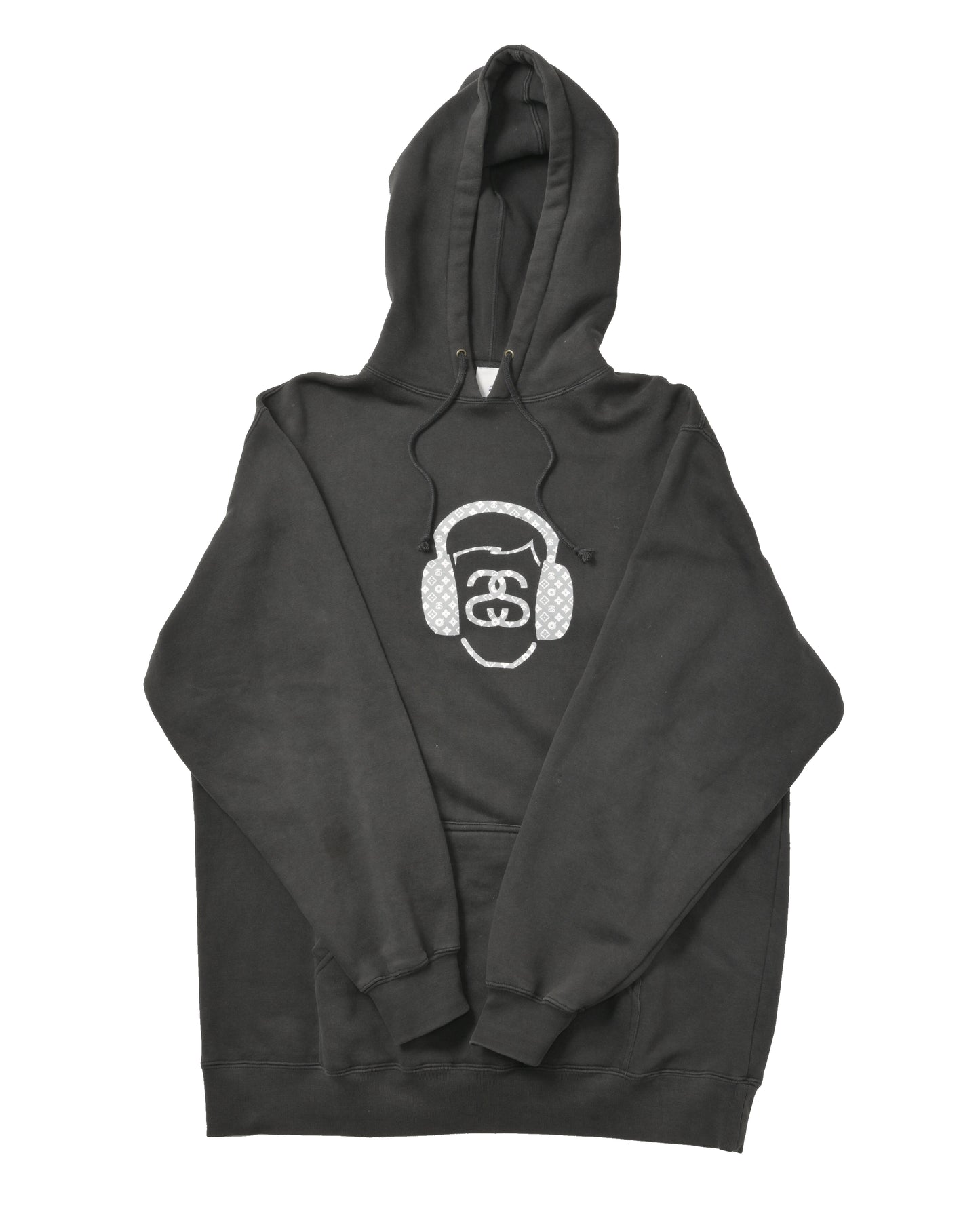 STUSSY / 90's LV Monogram Headphone Hoodie "Made in USA" -L-