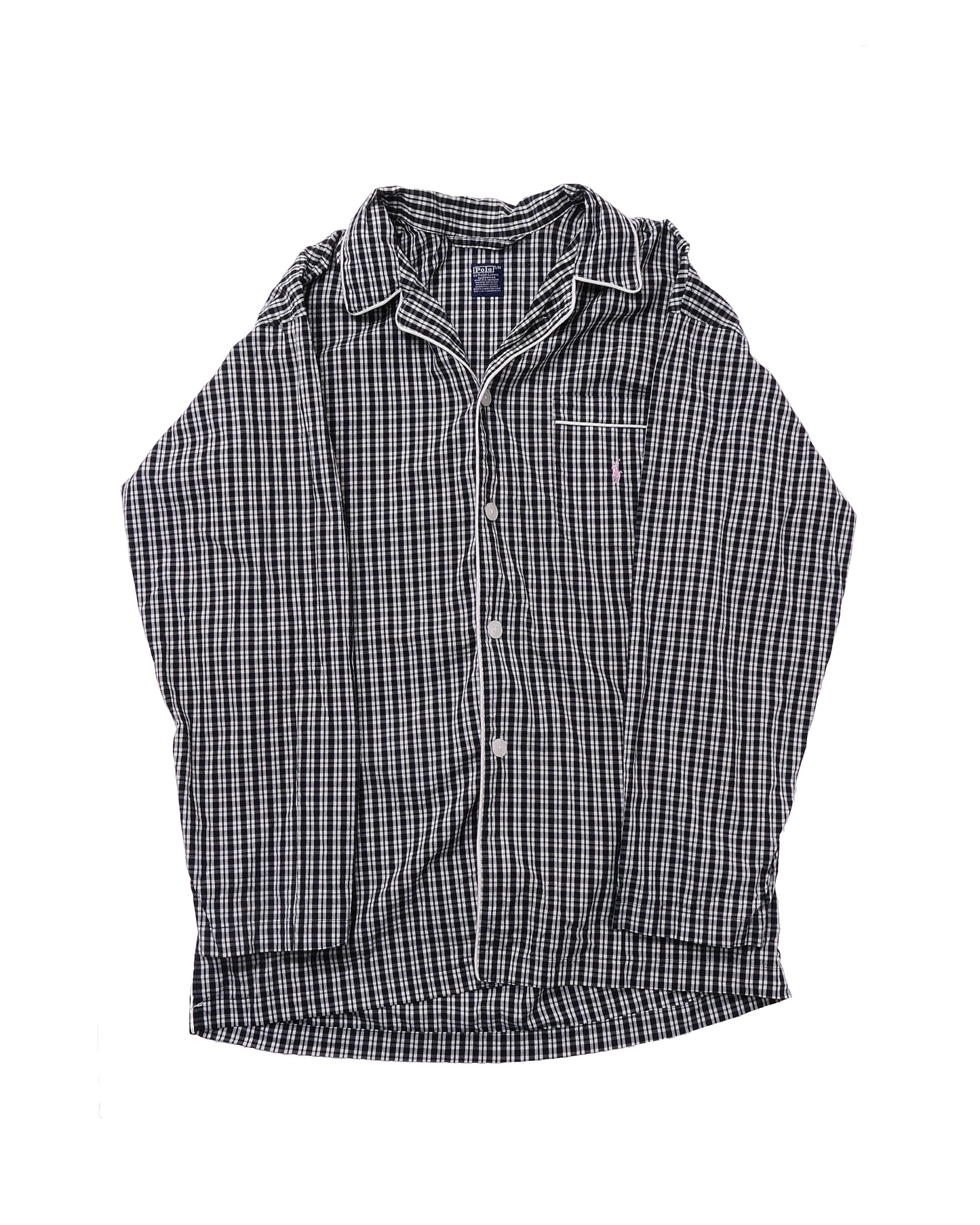 POLO RALPHLAUREN / 90's~ SLEEP WEAR Pajama Shirt -S/M-