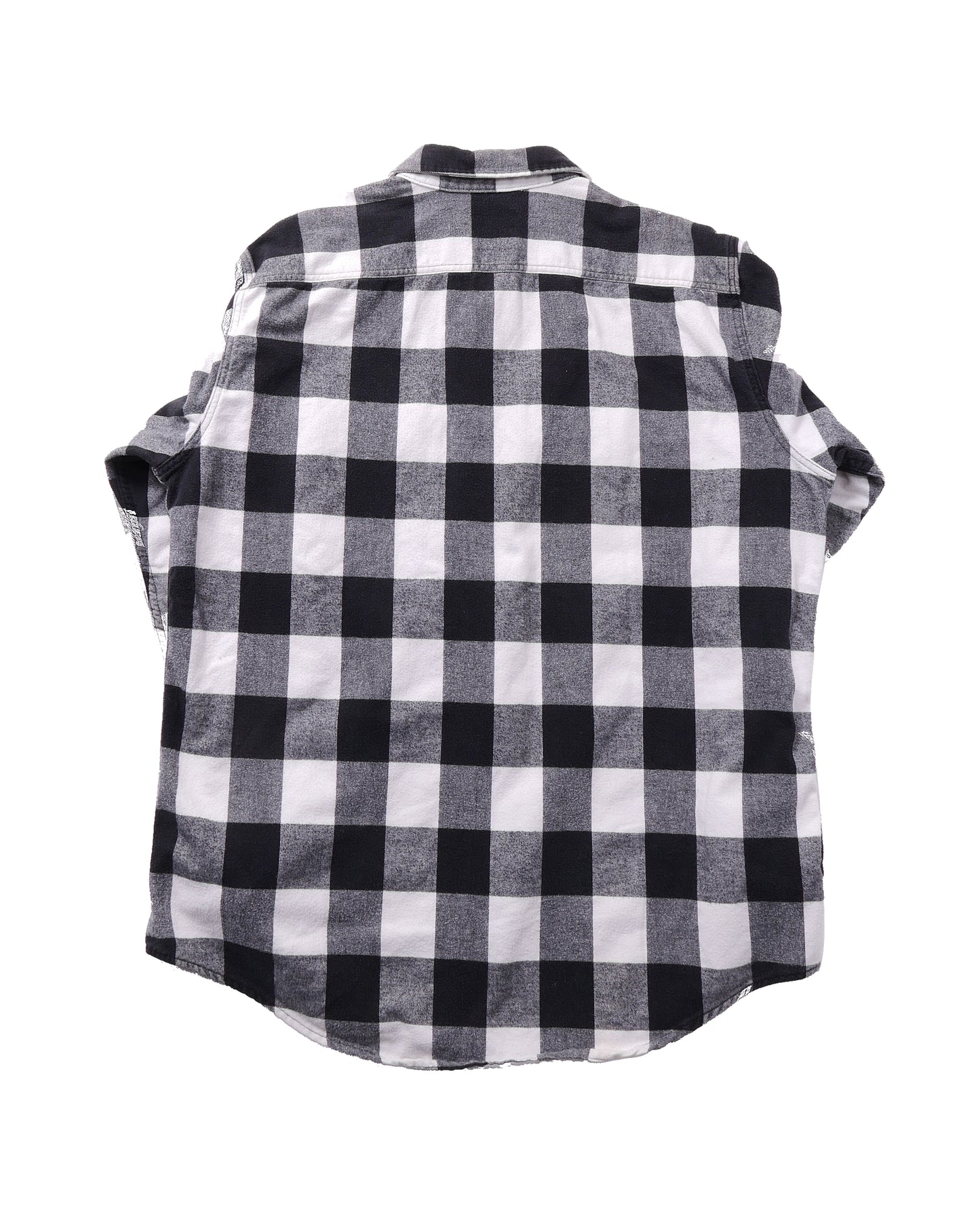 ST JOHNS' BAY / 90's Block Check Heavy Flannel Shirt -XXL-