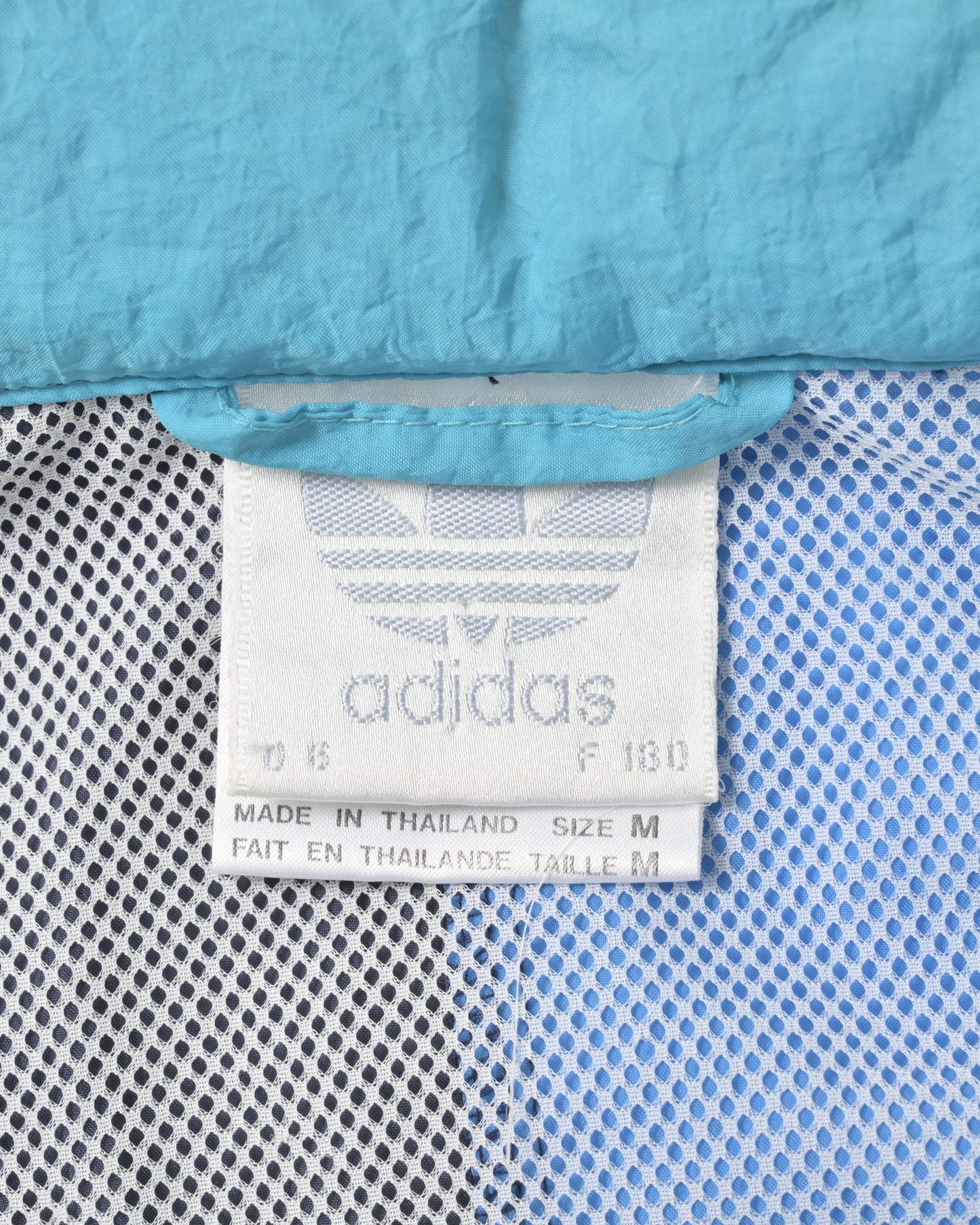 ADIDAS / 80's Color Block Windbreaker Jacket -M-