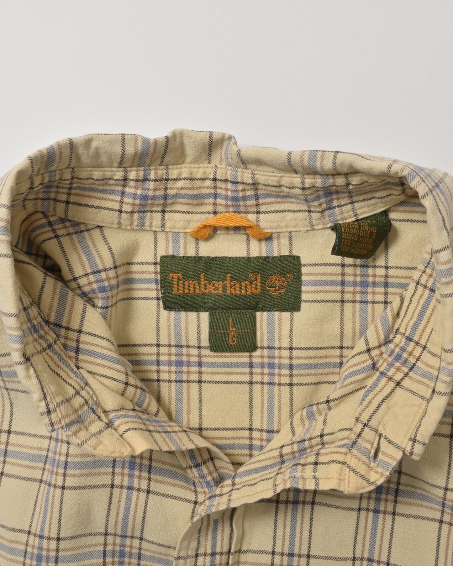 TIMBERLAND / 00's Plaid B.D Shirt -L-