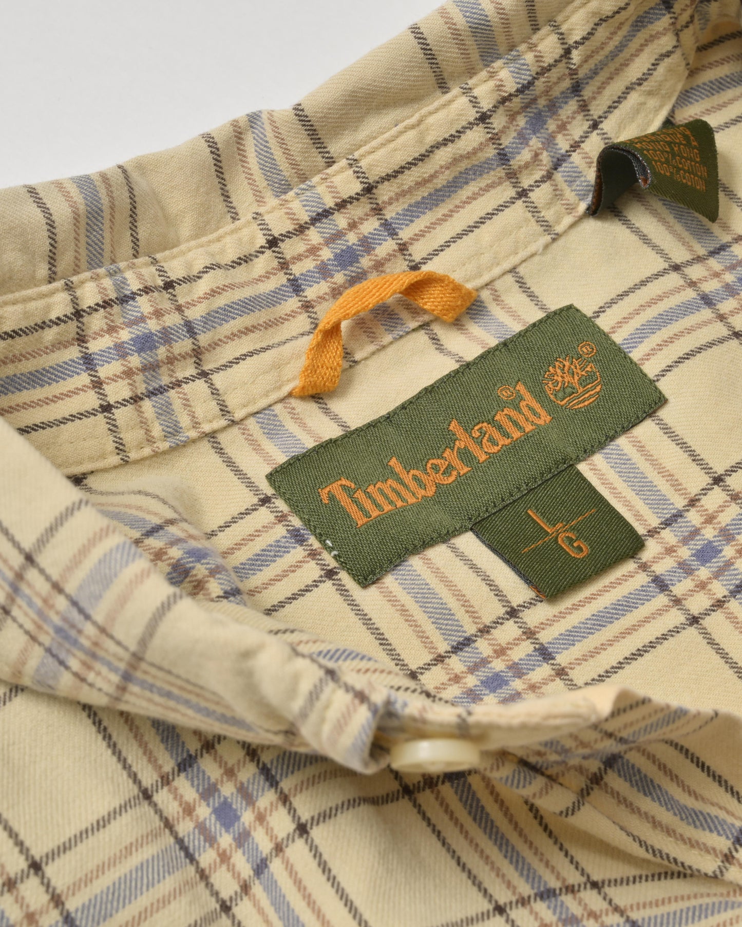 TIMBERLAND / 00's Plaid B.D Shirt -L-