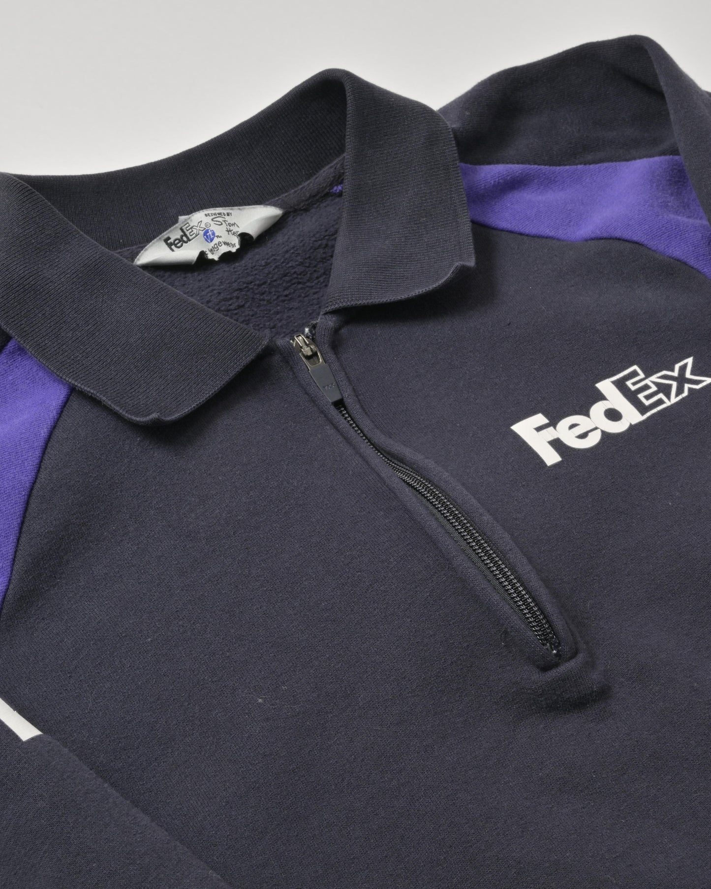 FedEx / Half Zip Sweatshirt -S~M-