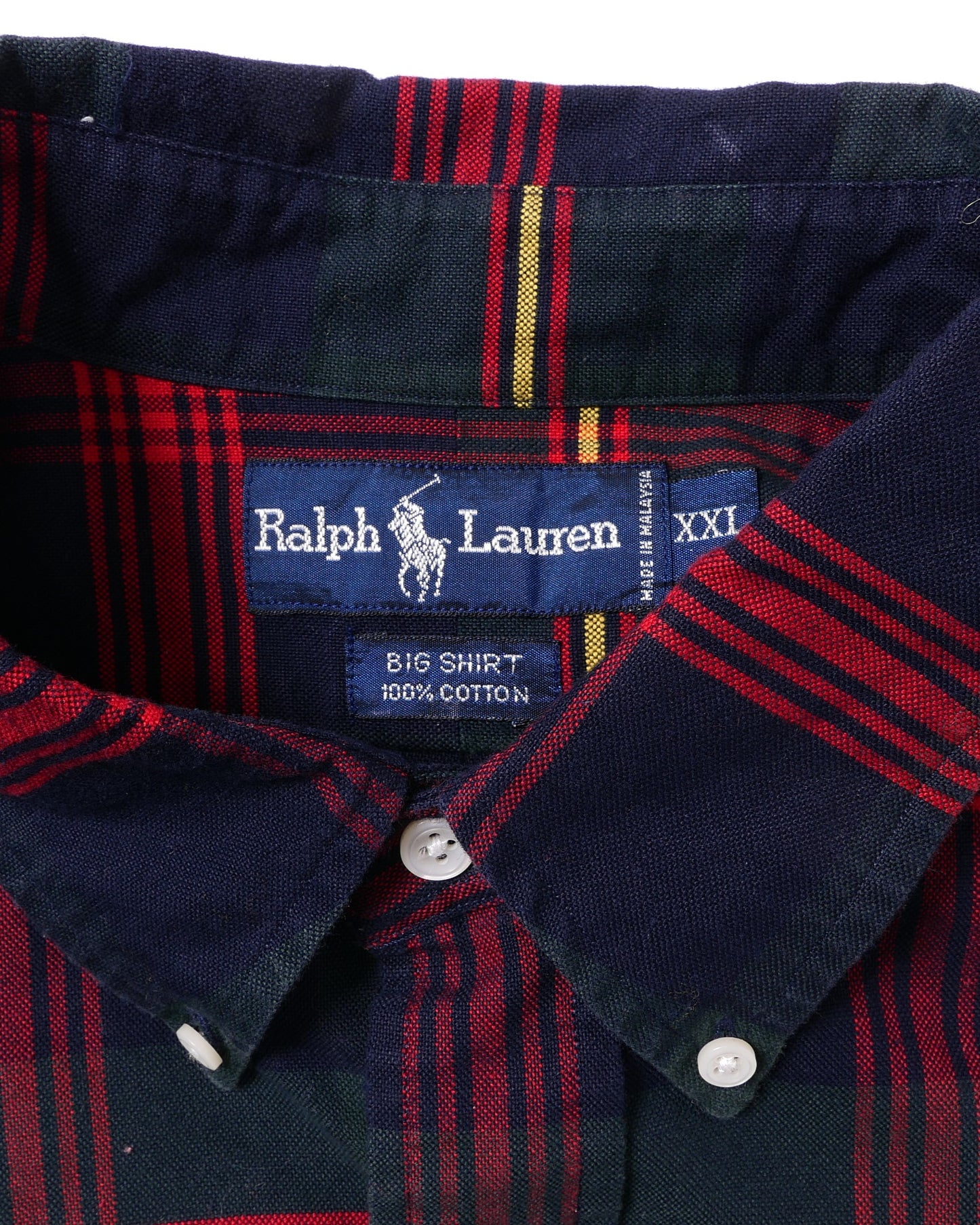 RALPHLAUREN / 90's B.D Shirt "BIG SHIRT" -XXL-