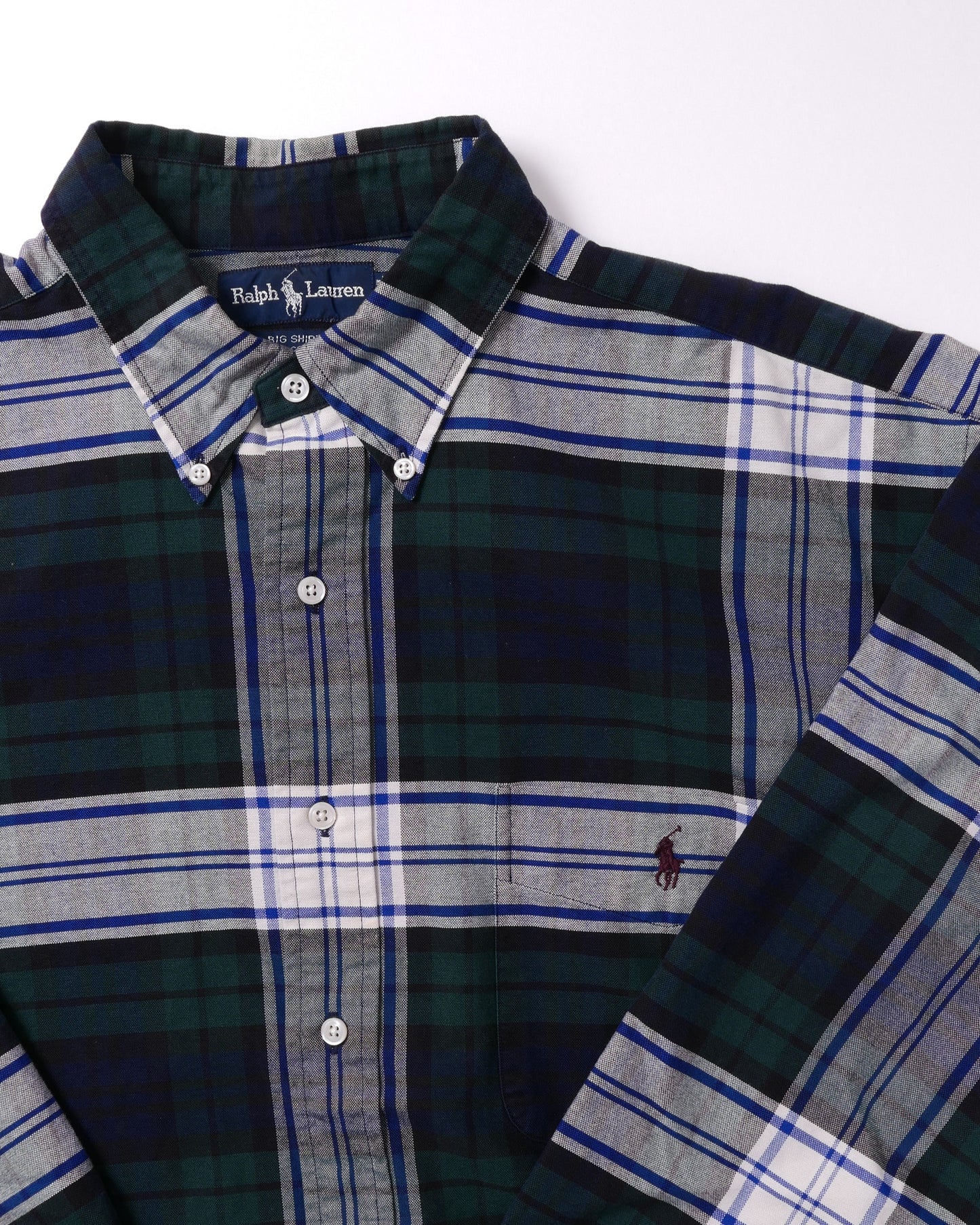 RALPHLAUREN / 90's B.D Shirt "BIG SHIRT" -XL-