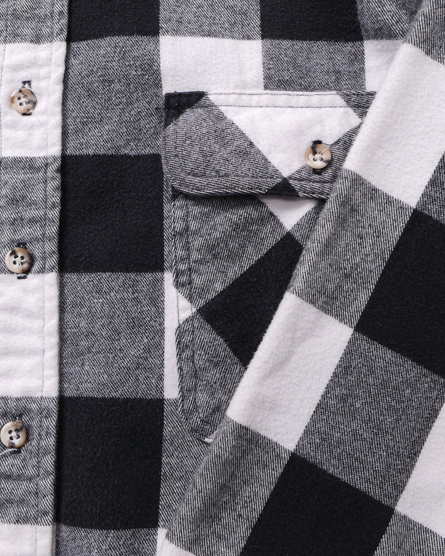 ST JOHNS' BAY / 90's Block Check Heavy Flannel Shirt -XXL-