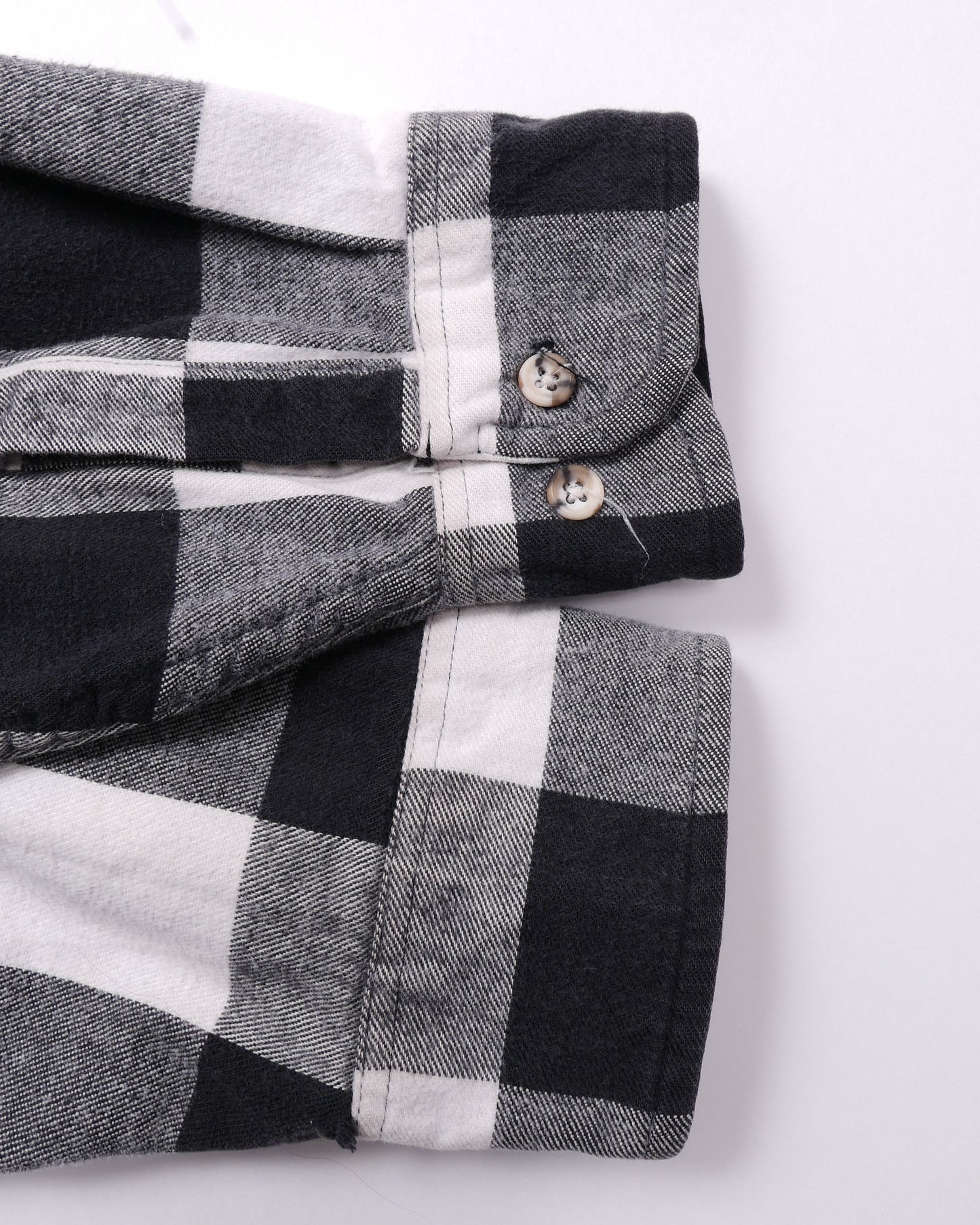 ST JOHNS' BAY / 90's Block Check Heavy Flannel Shirt -XXL-