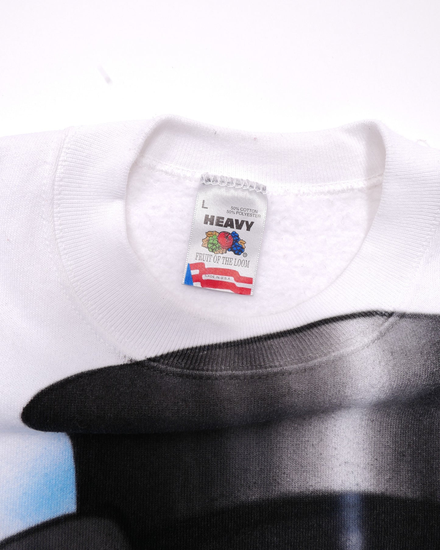 90's Airbrush Snowman Sweatshirt "Made in USA" -L-