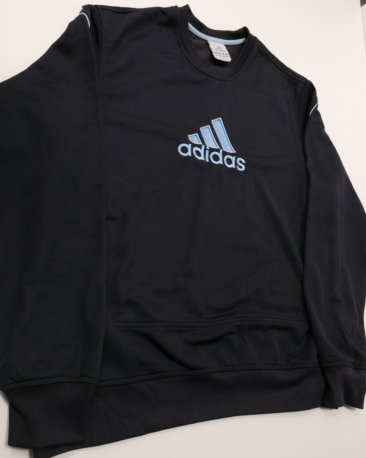 ADIDAS / 00's Performance Logo Sweatshirt -L-