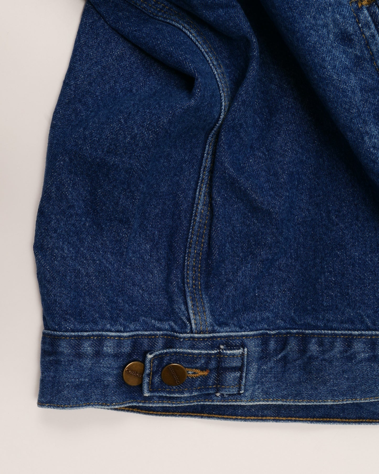 CARHARTT / 90's Denim Jacket 「Des Moines Public Works」 "Made in USA" -4XL-