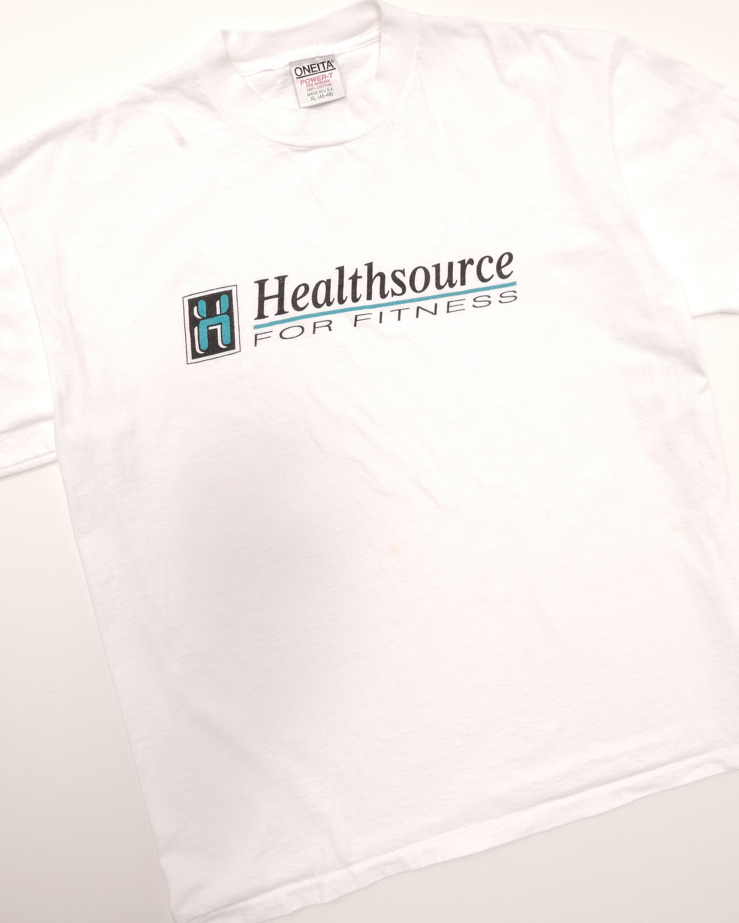 ONEITA / 90's Healthsource FOR FITNESS Tee "Made in USA" -XL-