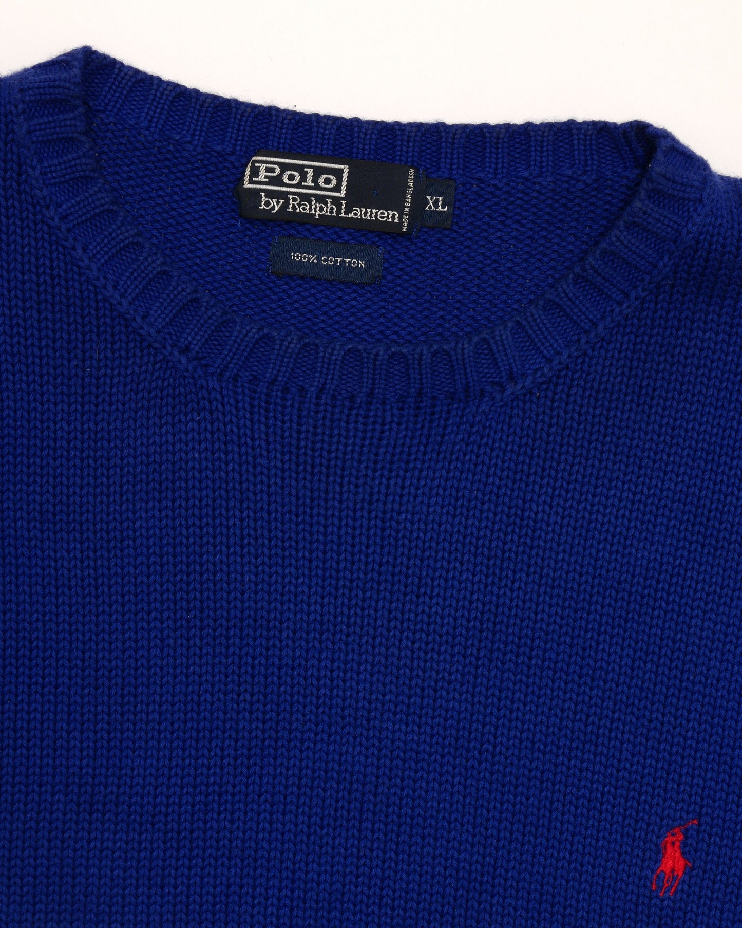 POLO RALPHLAUREN / 90's~ Cotton Knit Sweater -XL-