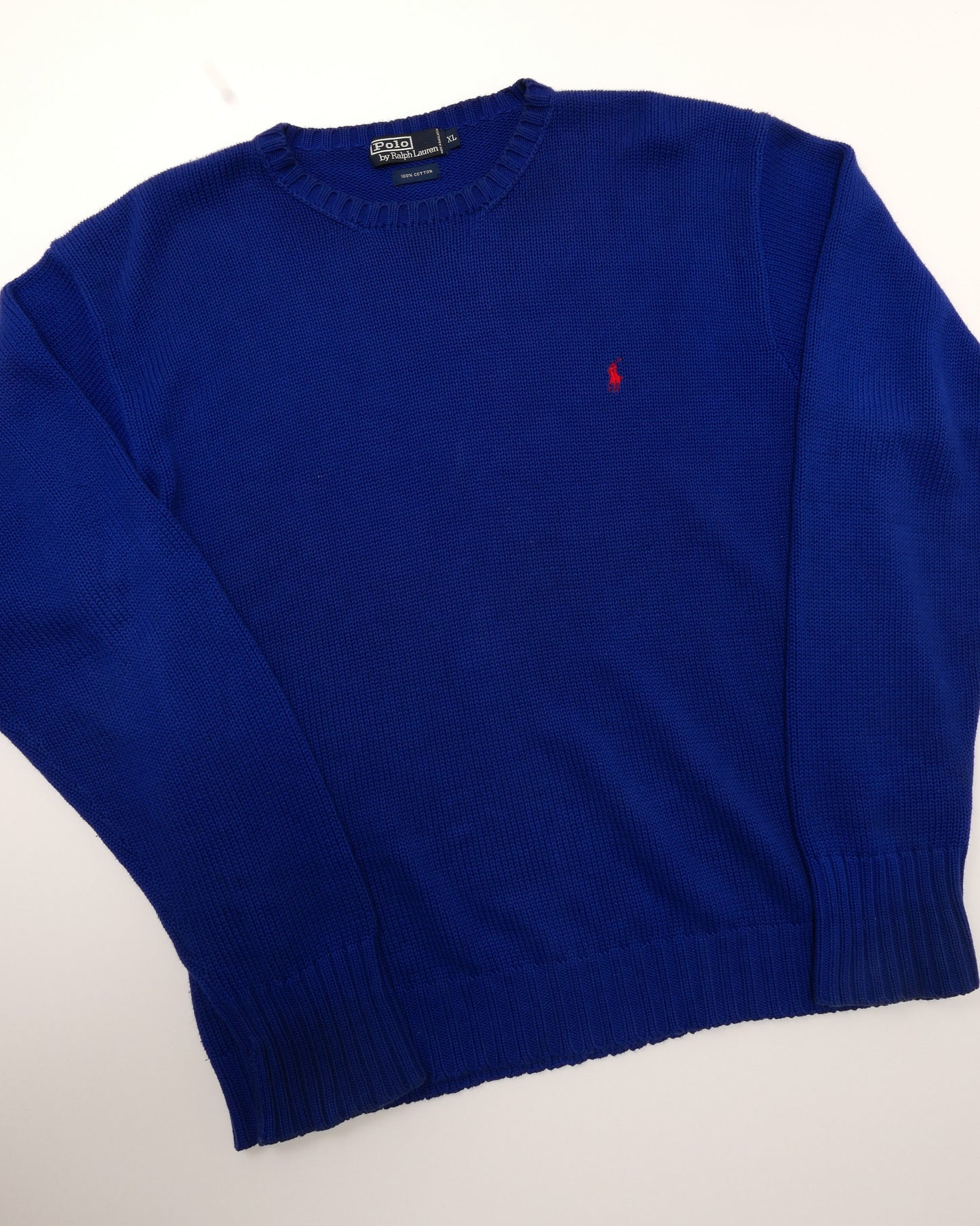 POLO RALPHLAUREN / 90's~ Cotton Knit Sweater -XL-