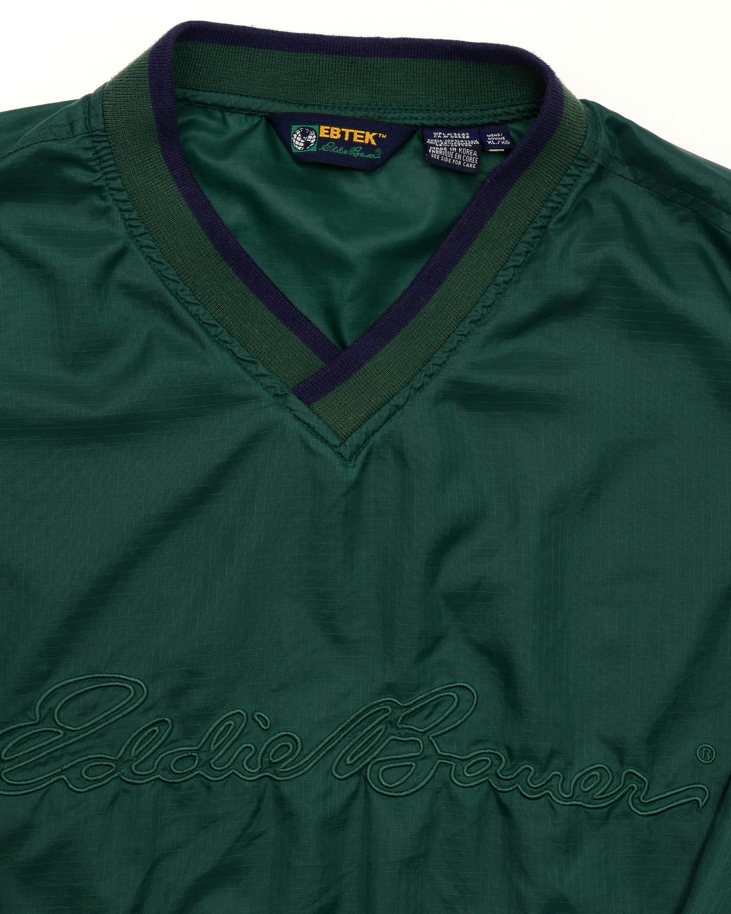 EDDIE BAUER / 90's EBTEK Ripstop Nylon Pullover -XL-