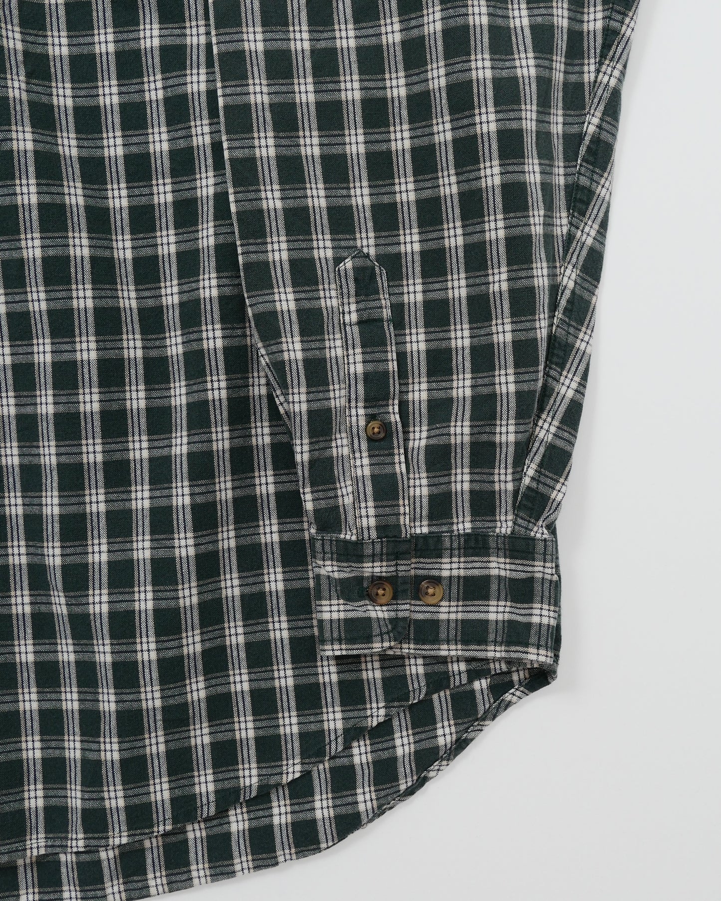 EDDIE BAUER / 90's~ Check B.D Shirt -L-