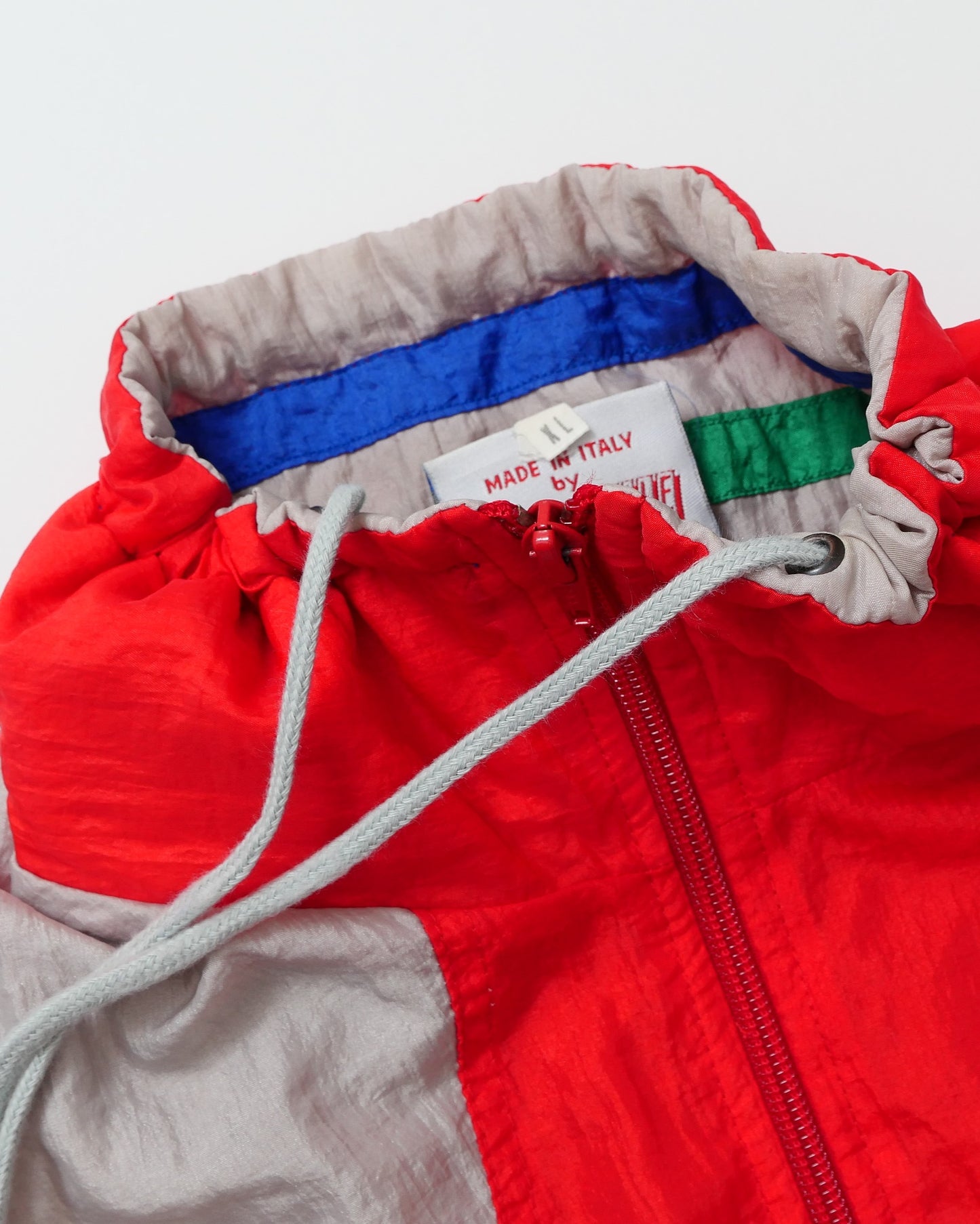 ALFA ROMEO / 80's~90’s Poly Jacket "MADE in ITALY" -XL-