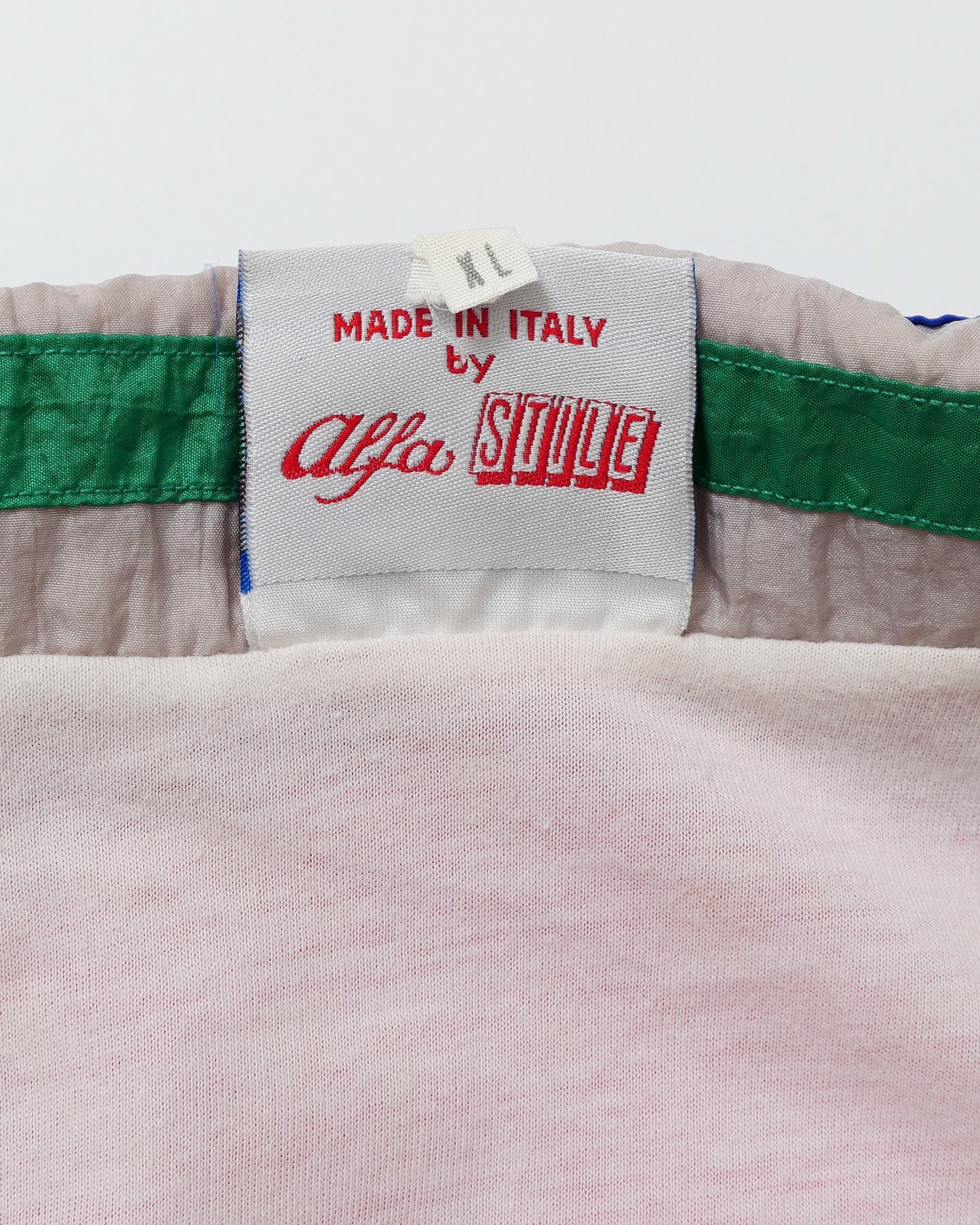 ALFA ROMEO / 80's~90’s Poly Jacket "MADE in ITALY" -XL-