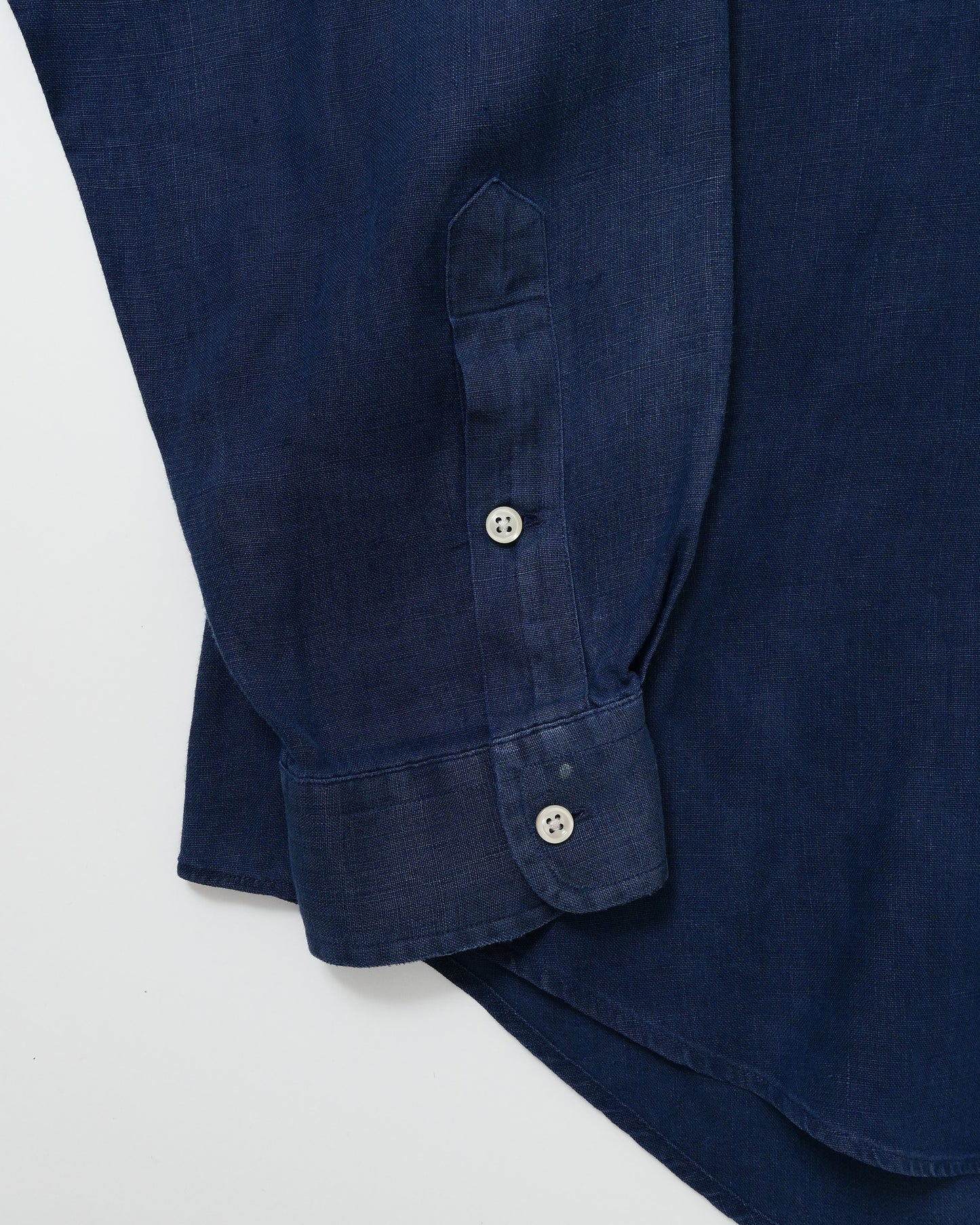 RALPHLAUREN / 90's Linen L/S Shirt "BLAKE"