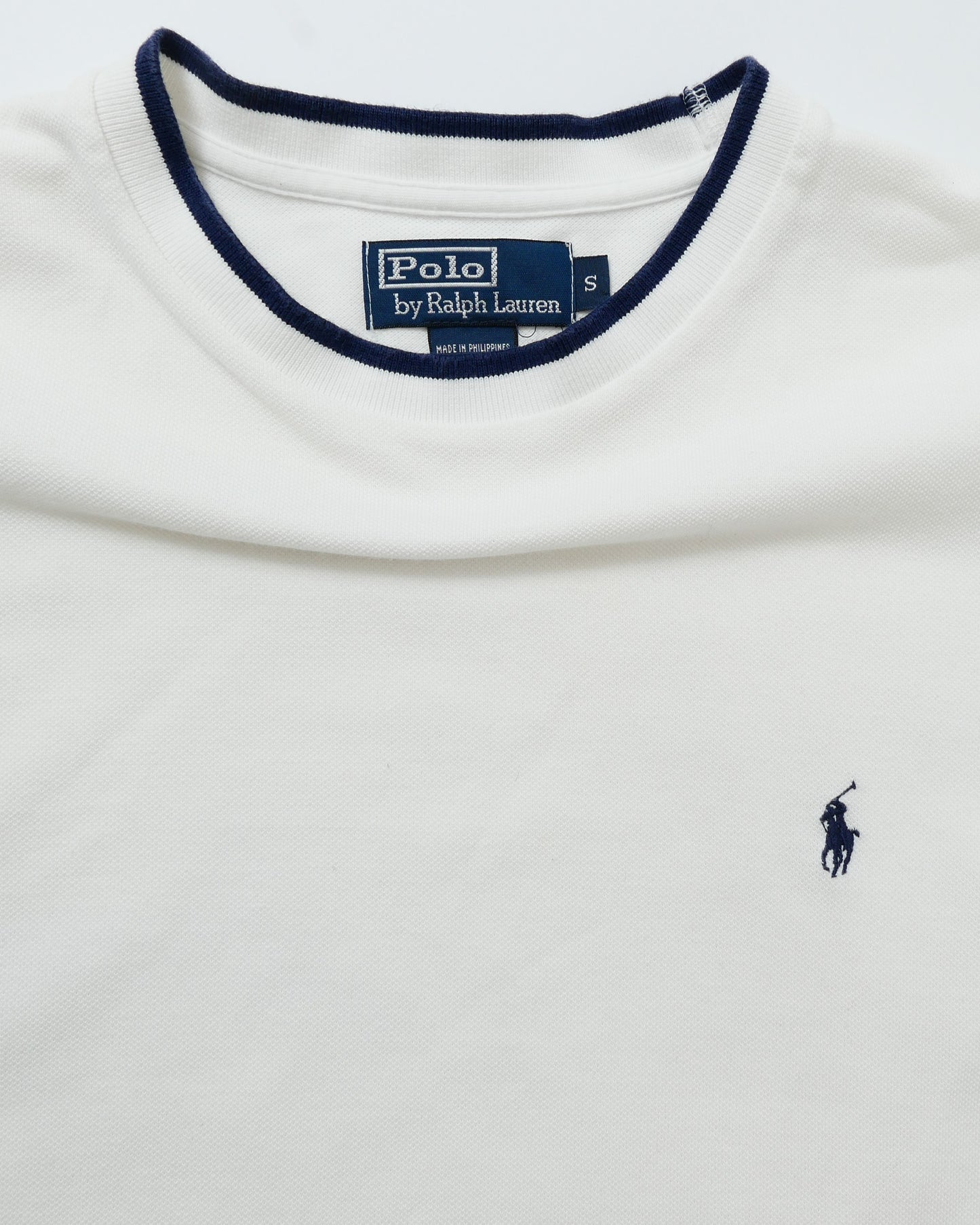 POLO RALPHLAUREN / 90's~ Ringer Tee -S-