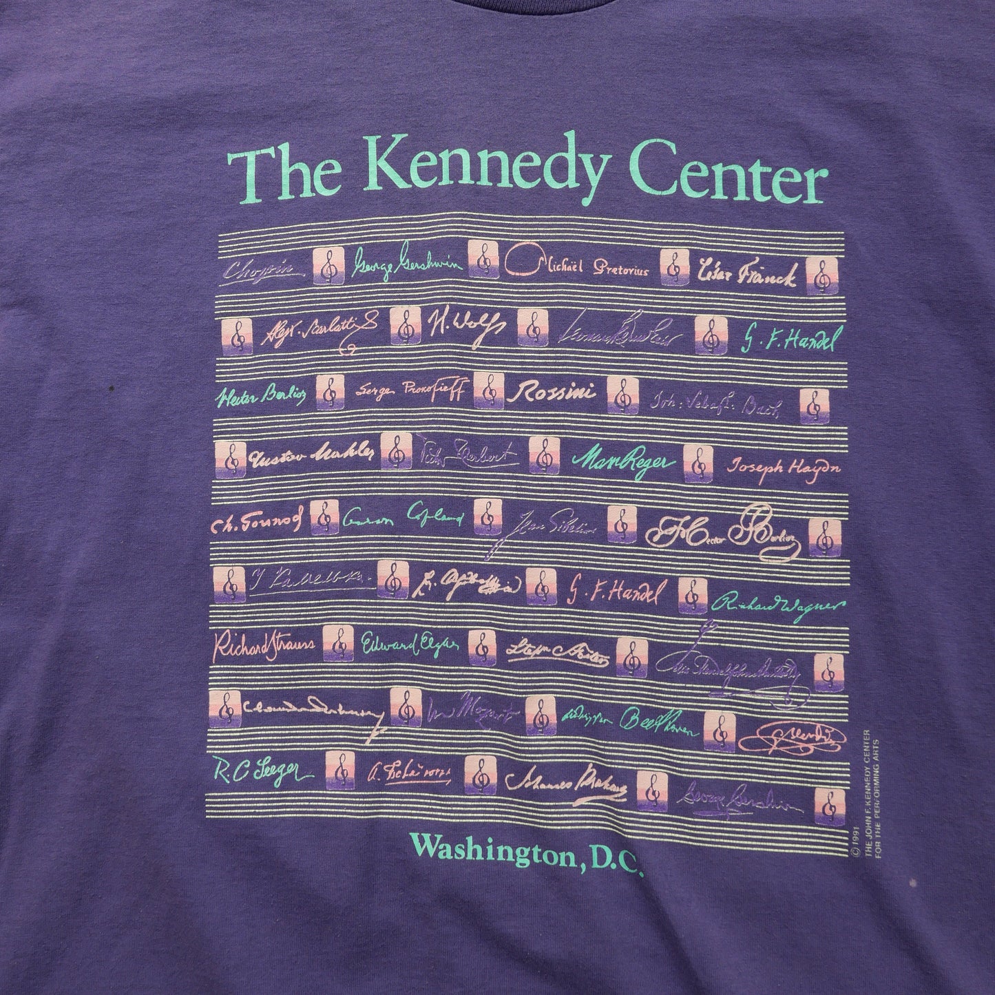 90s The Kennedy Center Tee "MadeinUSA" -L-