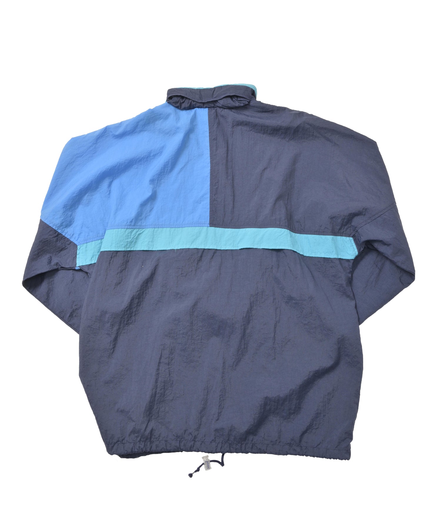 ADIDAS / 80's Color Block Windbreaker Jacket -M-