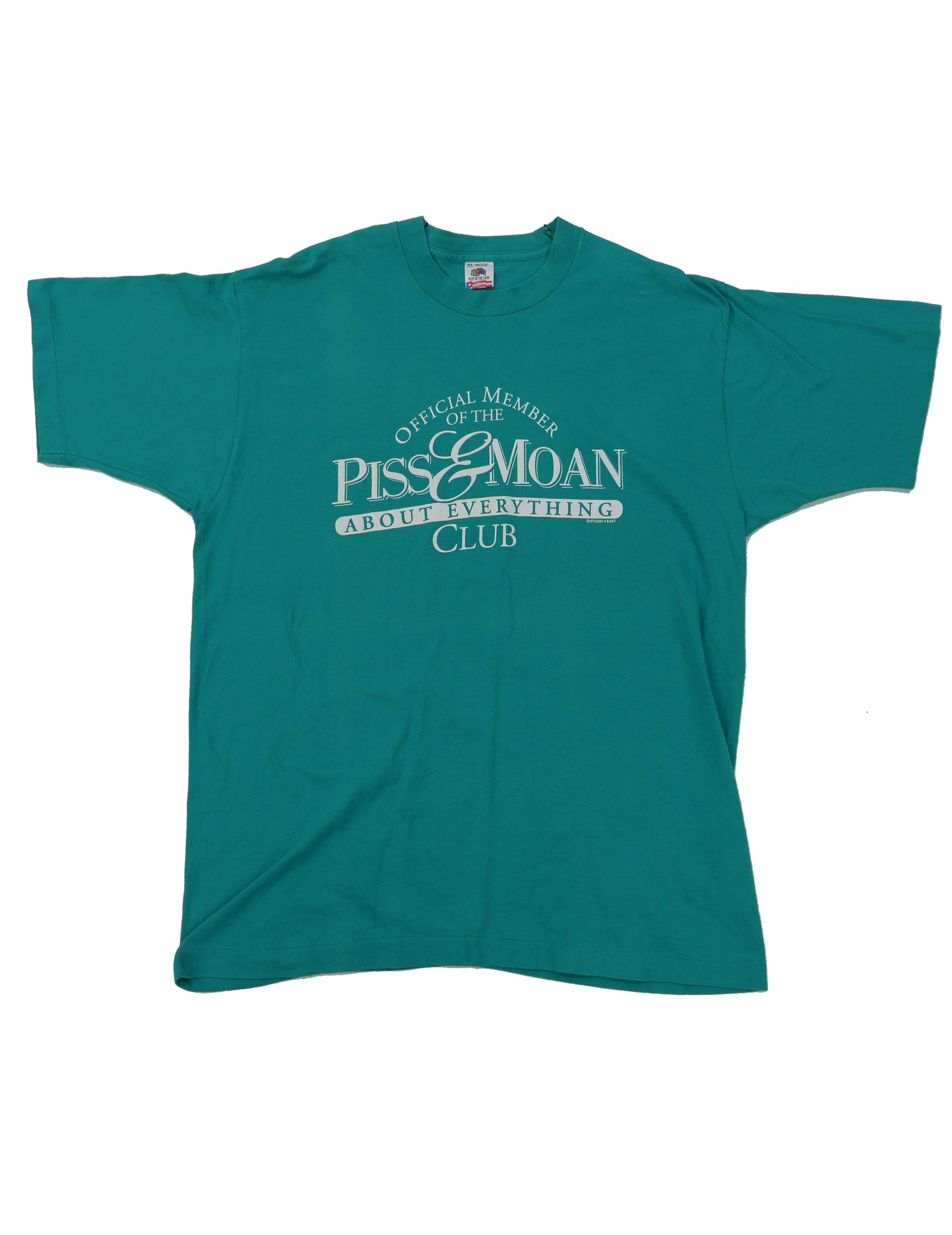 90s~ PISS&MOAN Tee "MadeinUSA" -XL-