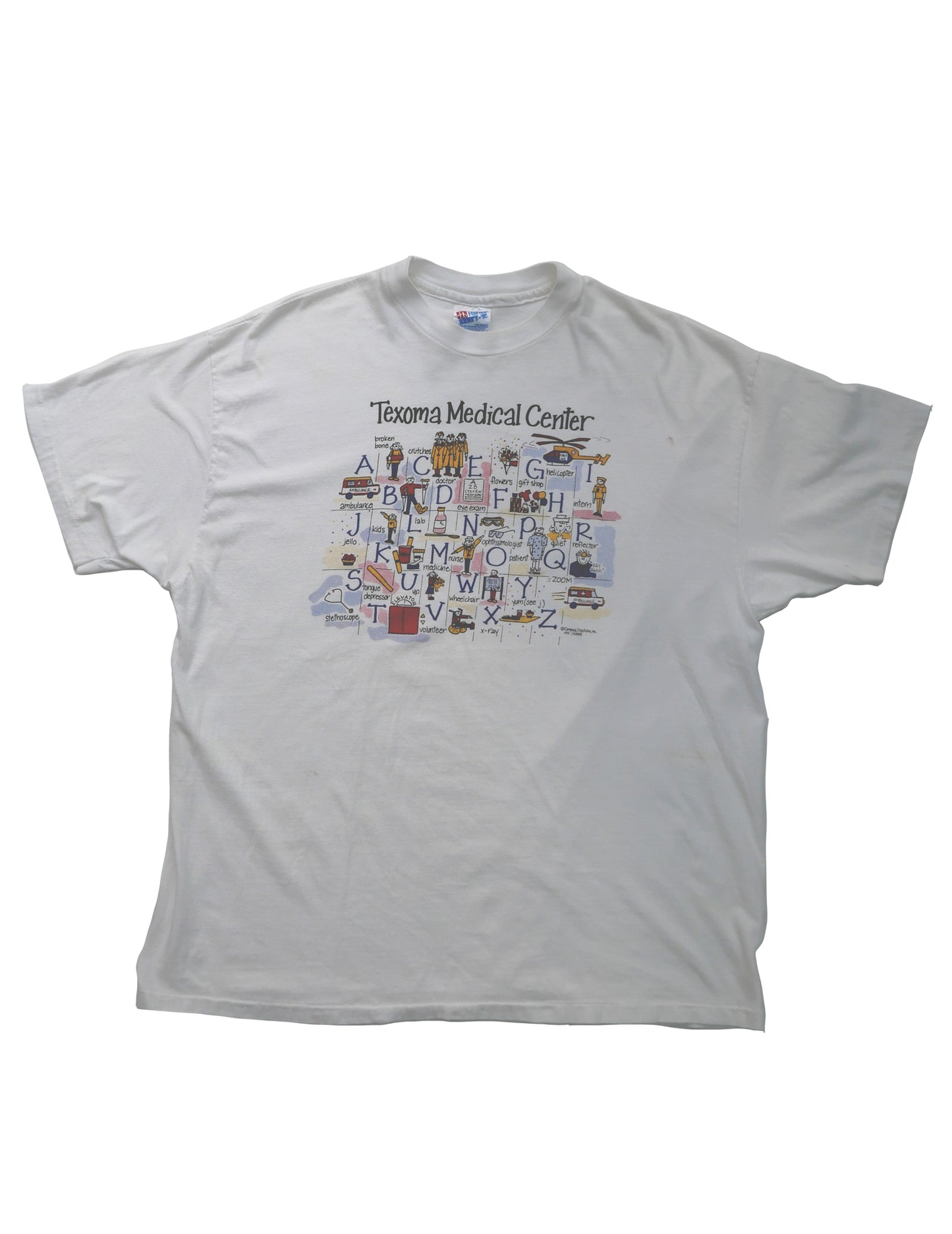 90s~ Texoma Medical Center Tee "MadeinUSA" -XXL-