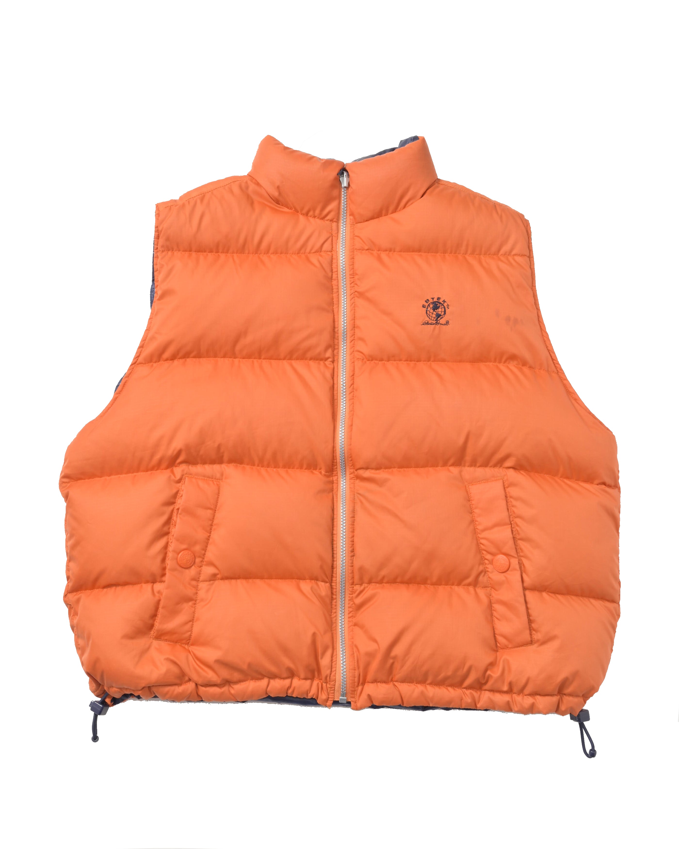 EDDIE BAUER / 90's EBTEK Reversible Down Vest -L- – LASTPLAN