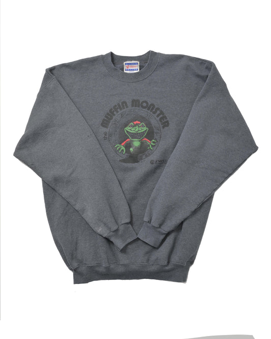 90's Muffin Monster Sweat Shirt -XL-
