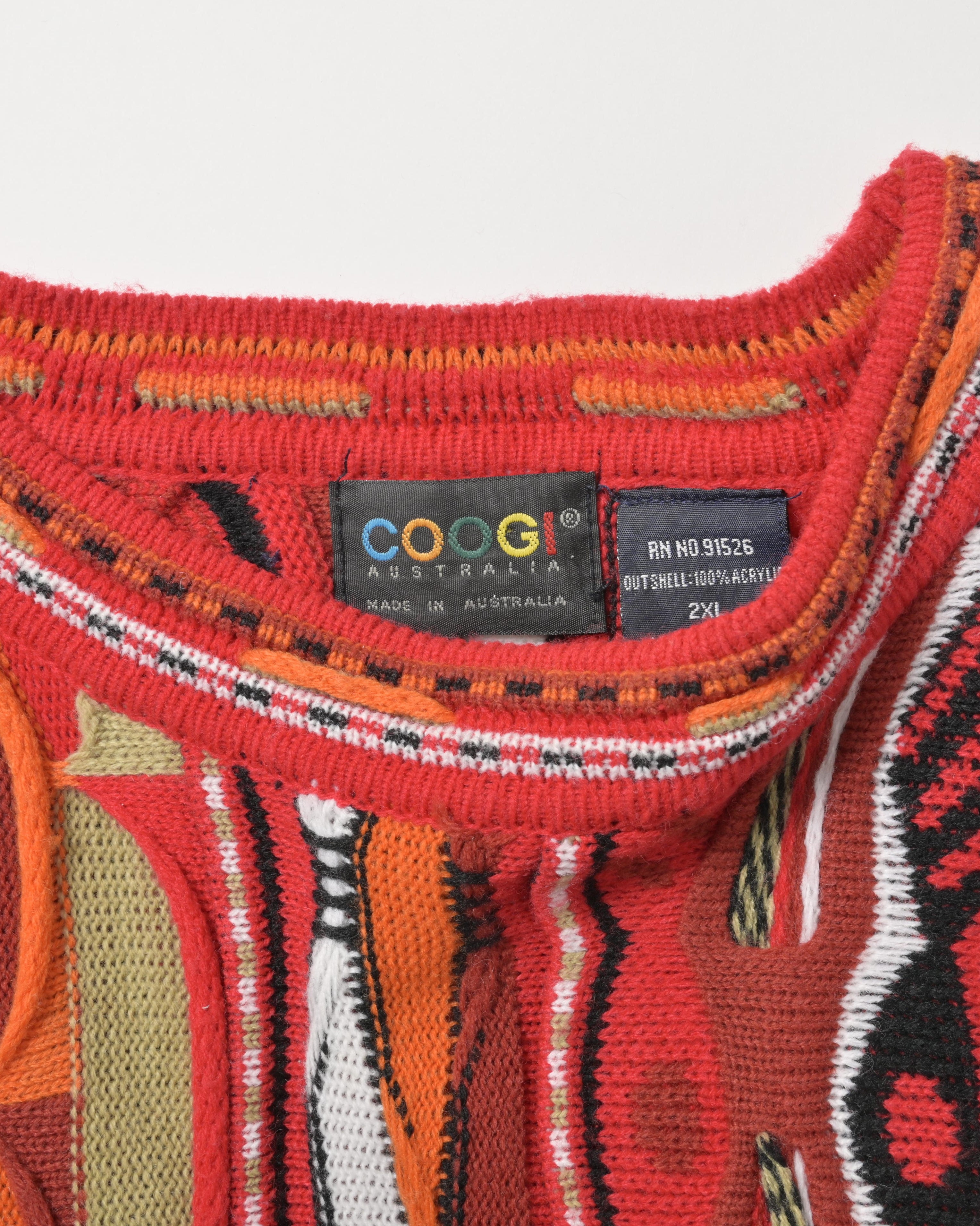 COOGI / 90's～ 3D Knit Sweater -XXL- – LASTPLAN