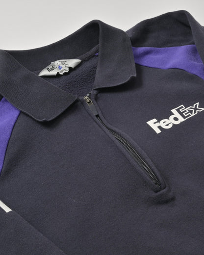 FedEx / Half Zip Sweatshirt -S～M-