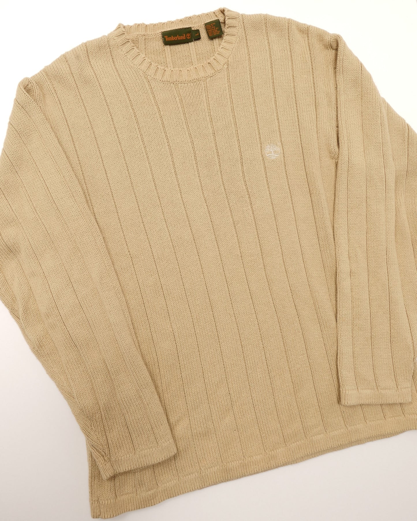 TIMBERLAND / 00's Cotton Knit Sweater -L-