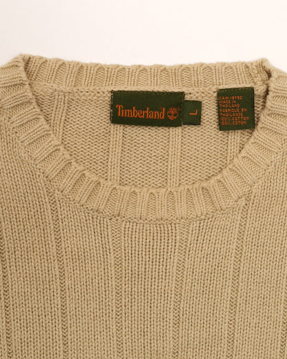 TIMBERLAND / 00's Cotton Knit Sweater -L-