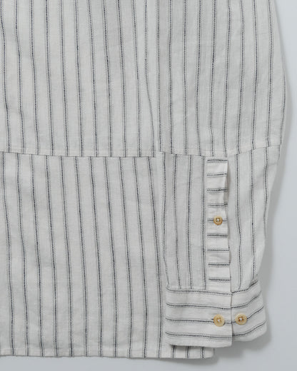 TIMBERLAND / 90's Linen Stripe L/S Shirt -XL-