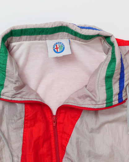ALFA ROMEO / 80's～90’s Poly Jacket "MADE in ITALY" -XL-