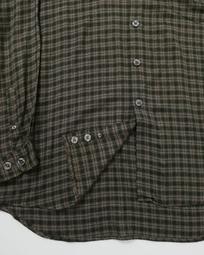 LE COLLEZIONI STRUCTURE / 90’s～00’s Rayon Plaid L/S Shirt -XL-