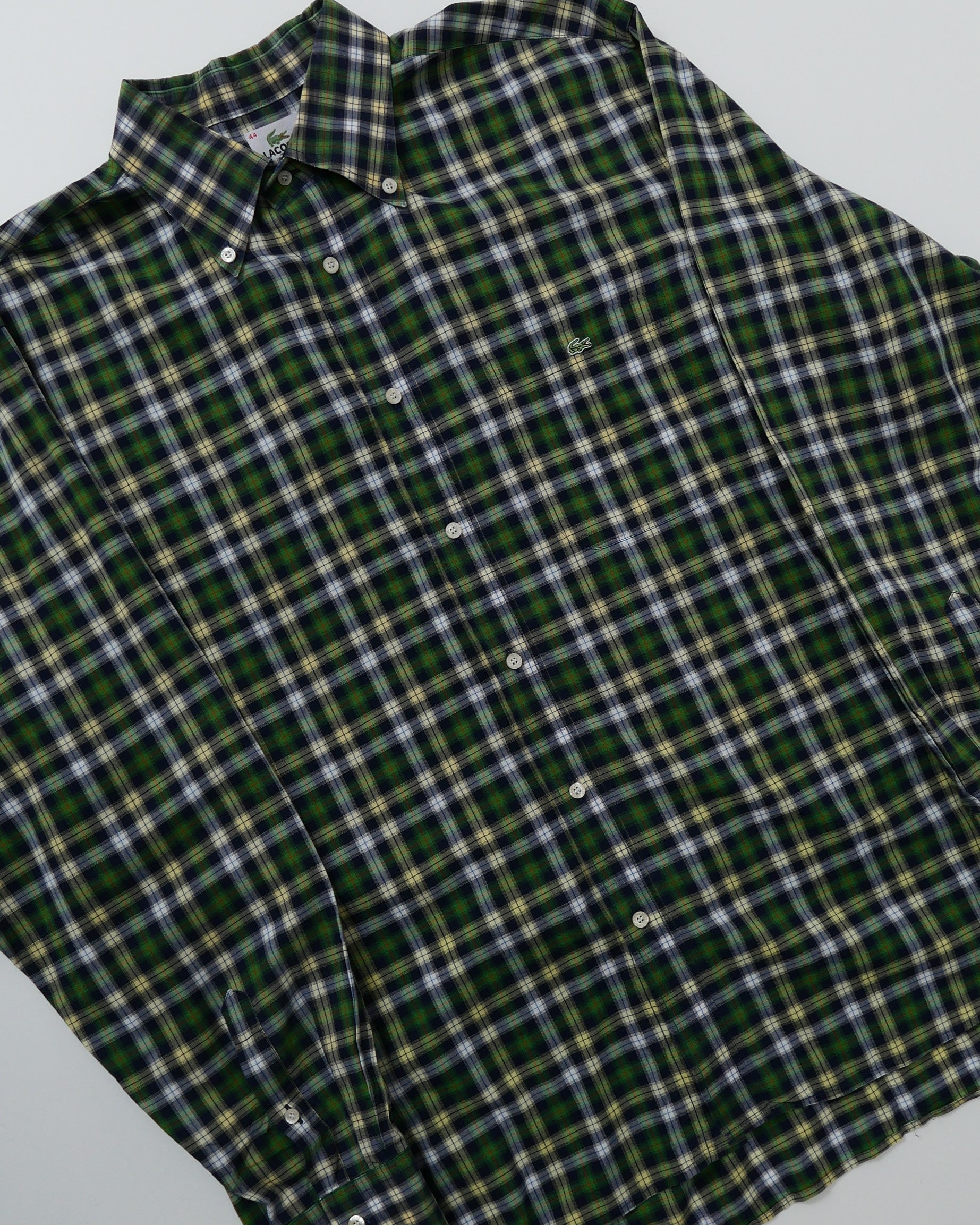 LACOSTE / 90's Check B.D Shirt 
