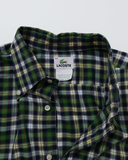 LACOSTE / 90's Check B.D Shirt "Made in FRANCE" -44-