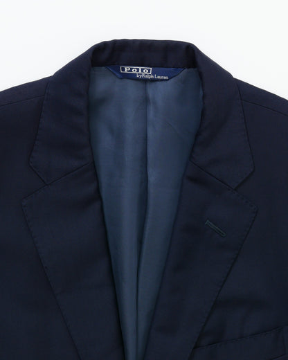 POLO RALPHLAUREN / 90's～00's Navy Blazer -37-